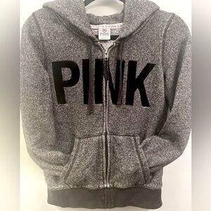 PINK Victoria's Secret  Gray Hoodie
